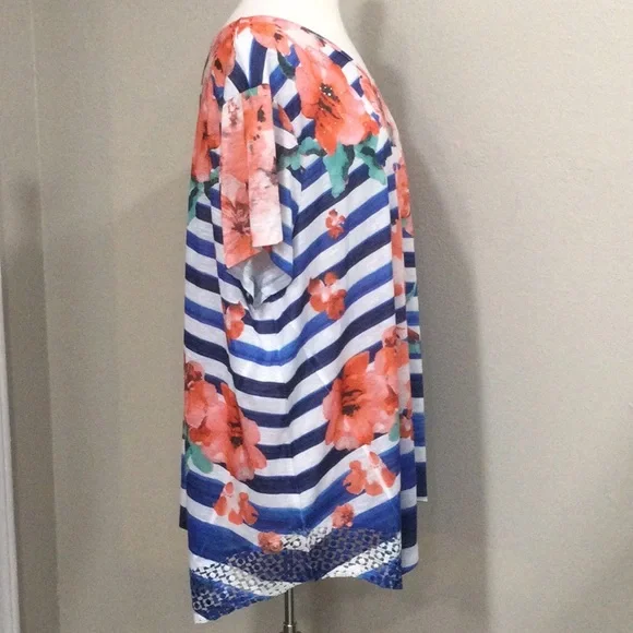 Time and Tru Colorful Women's Top Size 3X (24W-26W) - Picture 4 of 12